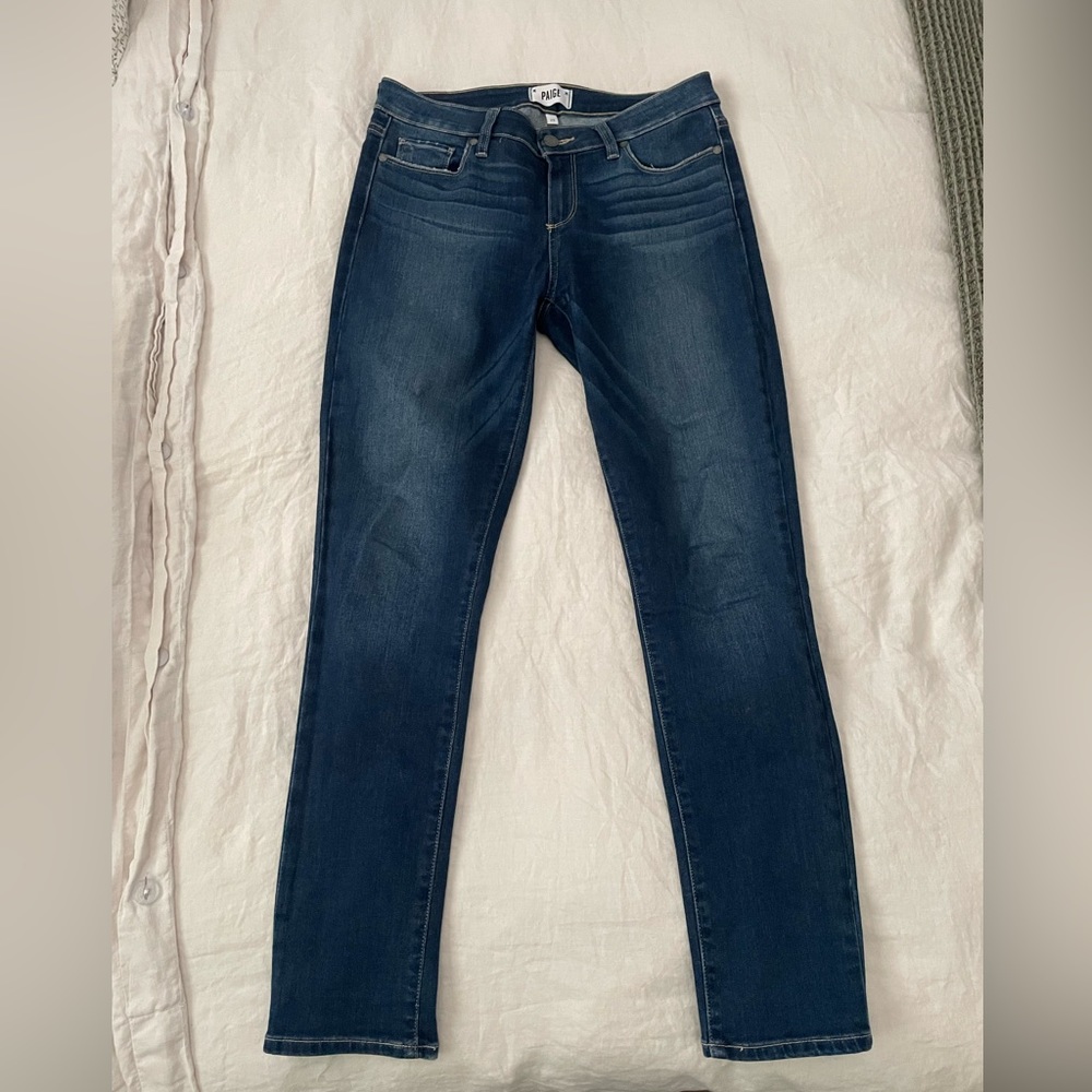 Medium wash Paige jeans. Size 29